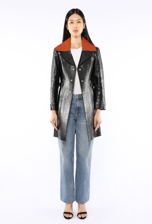 Louis Vuitton Leather Trench Coat, F/W 2014 - 5