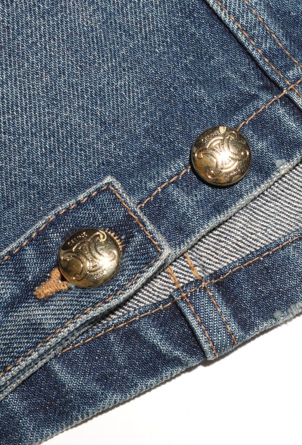 Céline 2021 Denim Triomphe Jacket - 7 Céline 2021 Denim Triomphe Jacket - 7