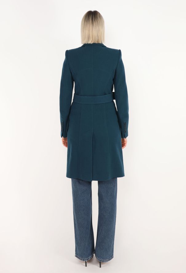 Calvin Klein Tailored Belted Wool Coat, 1990s - 5