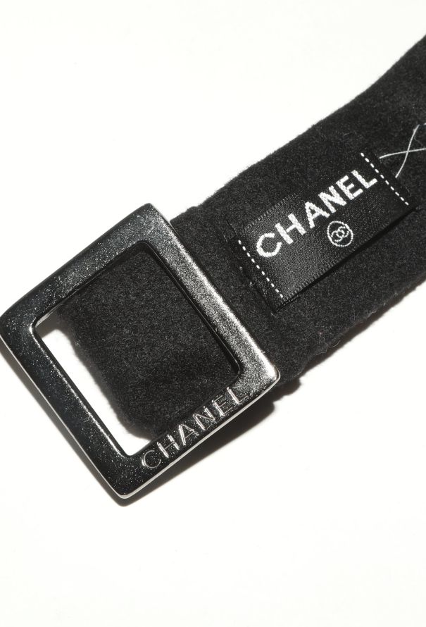 Chanel F/W 2008 Frayed Tweed Belted Jacket - 9 Chanel F/W 2008 Frayed Tweed Belted Jacket - 9