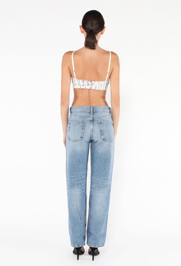 Khaite 2020 Indira Floral Bralette Top - 4