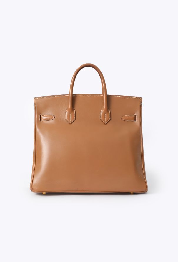 Hermès Vintage Vache Naturelle Haut à Courroies 32 - 4