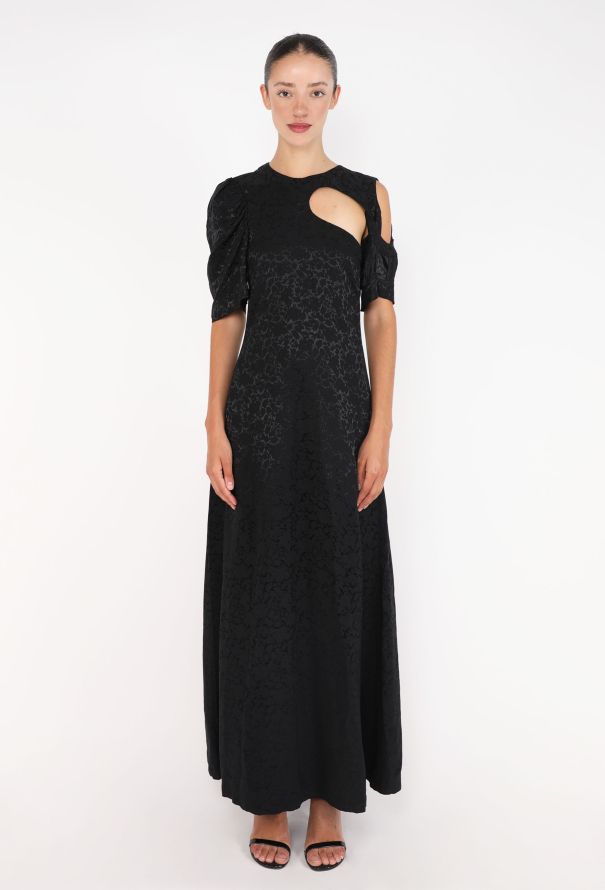 Céline Jacquard Cut-out Gown, Resort 2017 - 3