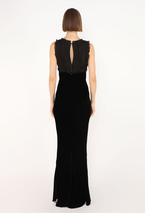 Jean Paul Gaultier Embroidered Velvet Gown, Late 1990s - 6
