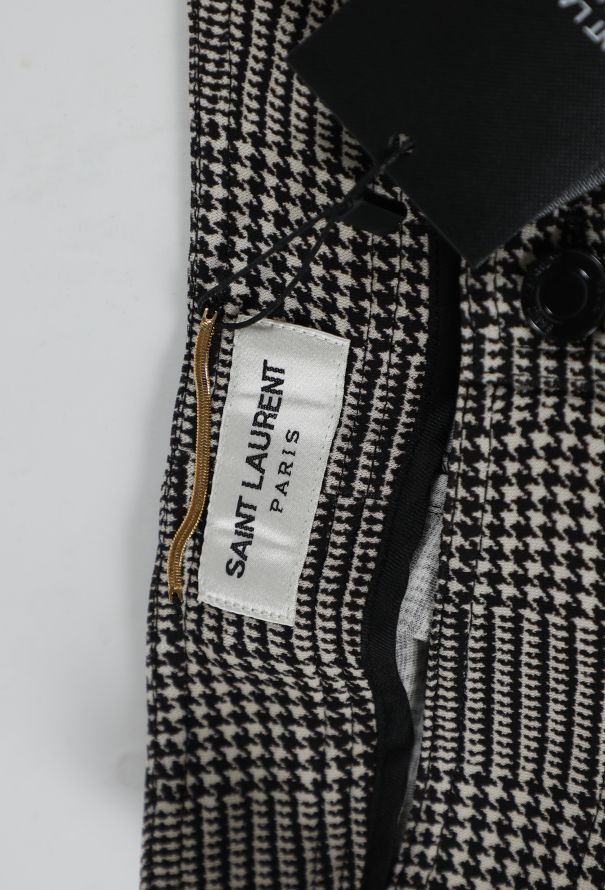 Saint Laurent S/S 2022 Herringbone Stretch Leggings - 6