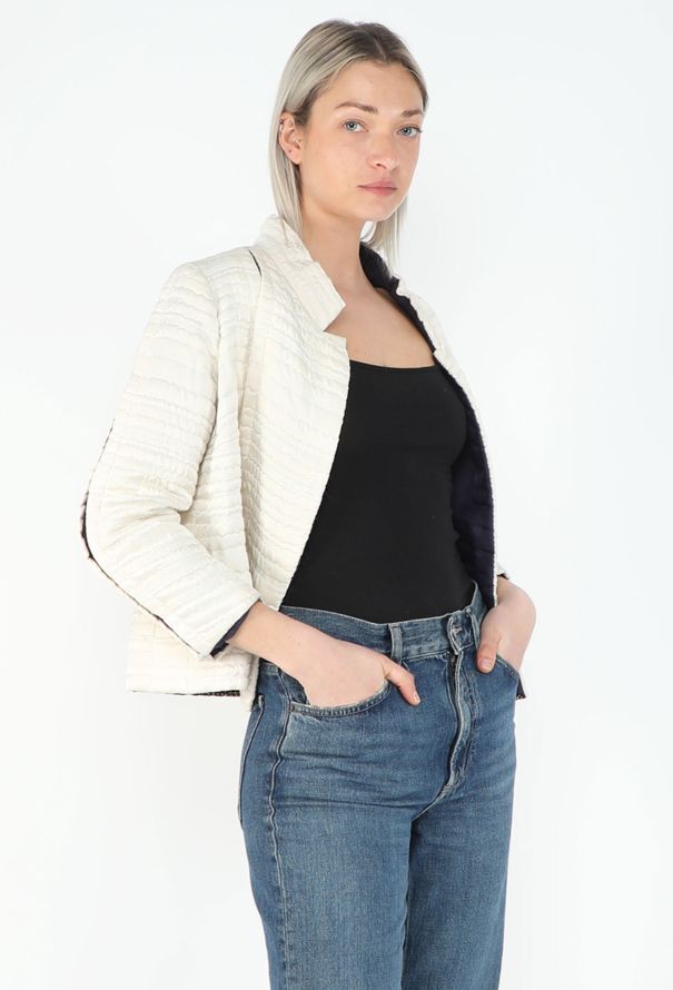 Chanel Haute Couture '70s Quilted Silk Jacket - 3