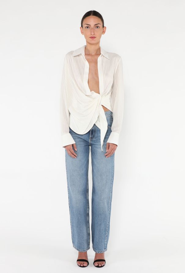 Jacquemus 2019 La Riviera Asymmetrical Shirt - 2