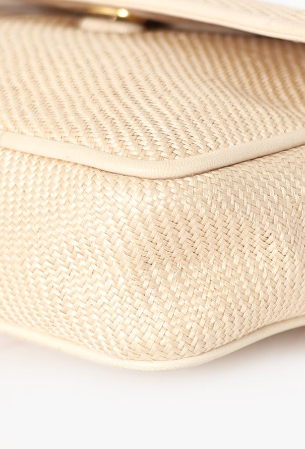 Chanel '80s Raffia Mini Flap Bag - 9 Chanel '80s Raffia Mini Flap Bag - 9