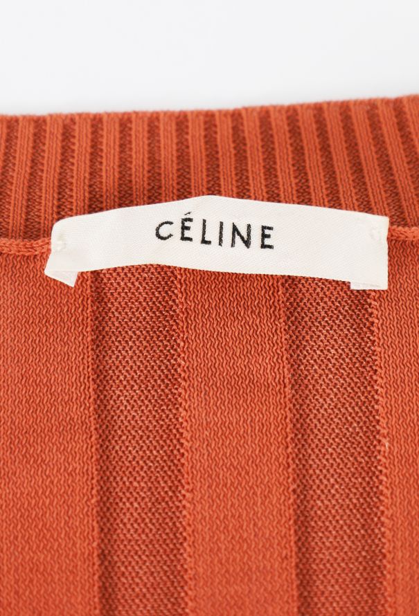 Céline Ribbed Knit Zipper Top, 2016 - 7