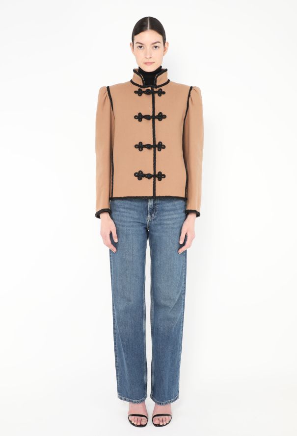 Saint Laurent Collector F/W 1982 Braided Toggle Jacket - 3