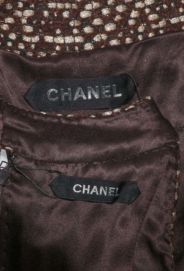 Chanel Haute Couture F/W 2010 Lamé Tweed Ensemble - 11