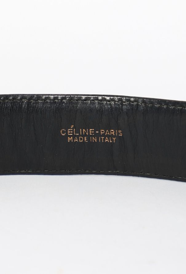 Céline Vintage Calèche Leather Belt - 5