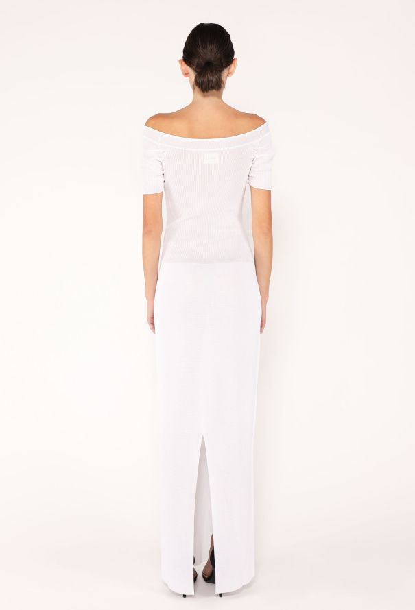 Khaite 2024 Basile Off-Shoulder Dress - 4 Khaite 2024 Basile Off-Shoulder Dress - 4