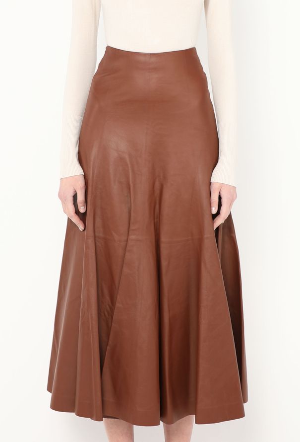 Chloé F/W 2021 Flared Lambskin Skirt - 4 Chloé F/W 2021 Flared Lambskin Skirt - 4