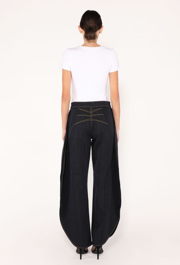 Alaïa F/W 2024 Wool Denim Rounded Jeans - 5