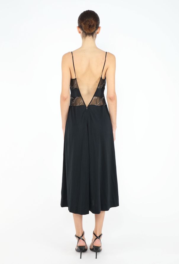 Azzaro '70s Embellished Slip Dress - 4