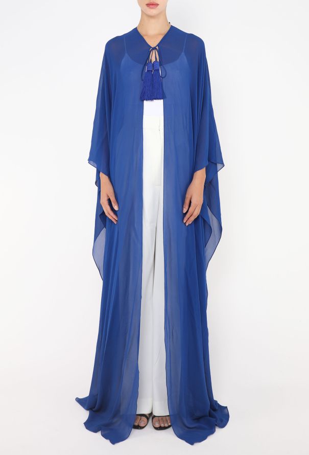 Saint Laurent S/S 2013 Silk Tassel Cape - 4 Saint Laurent S/S 2013 Silk Tassel Cape - 4