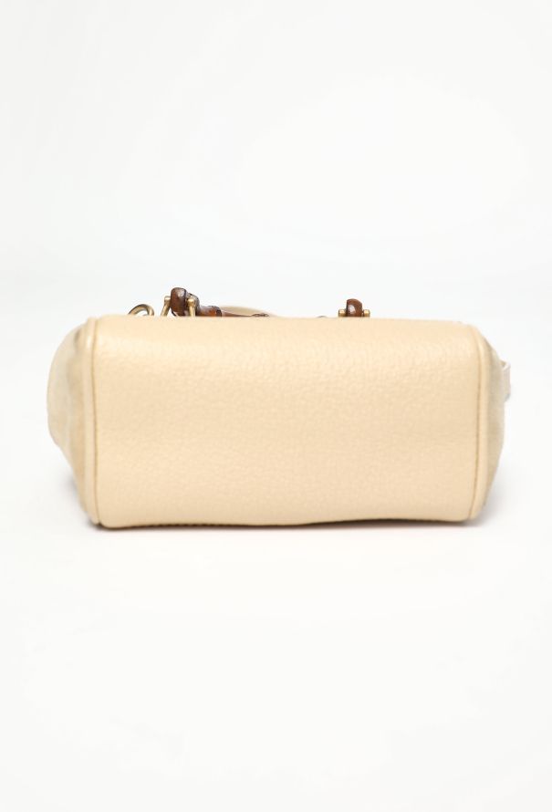 Gucci Vintage Suede Bamboo Mini Bag - 7 Gucci Vintage Suede Bamboo Mini Bag - 7