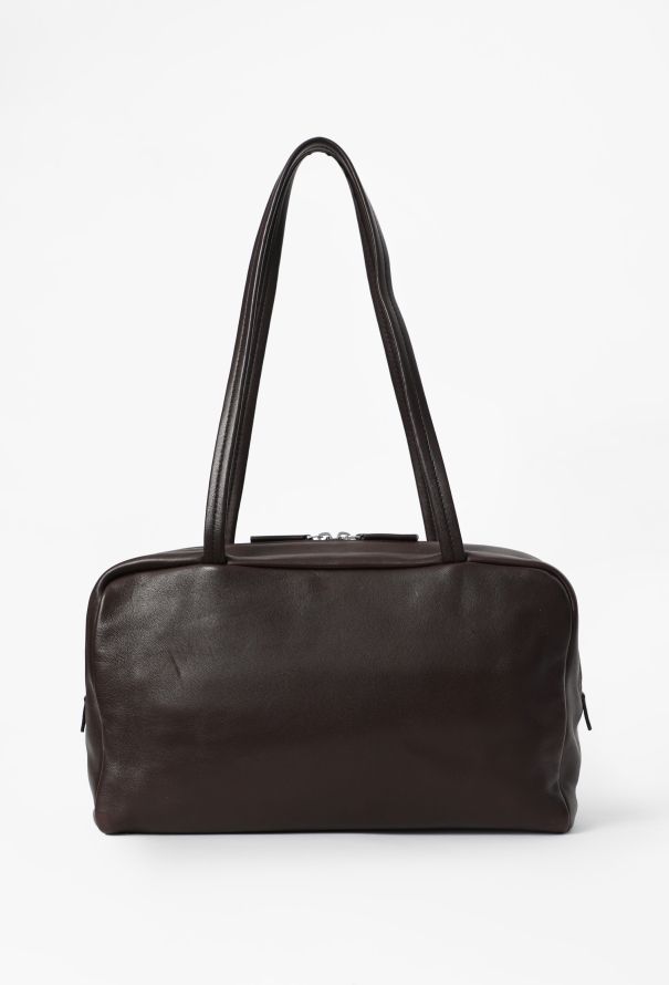 The Row Brown Astra Bowling Bag - 4
