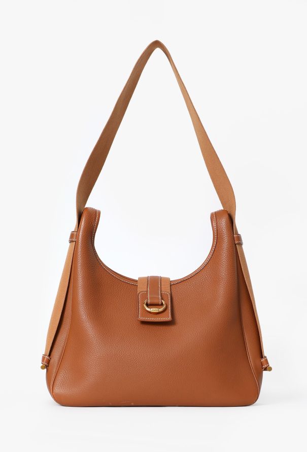 Hermès Vintage Gold Togo Tsako Bag - 1