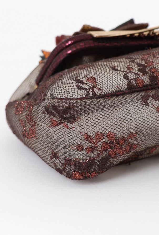 Fendi Vintage Embellished Evening Clutch - 10