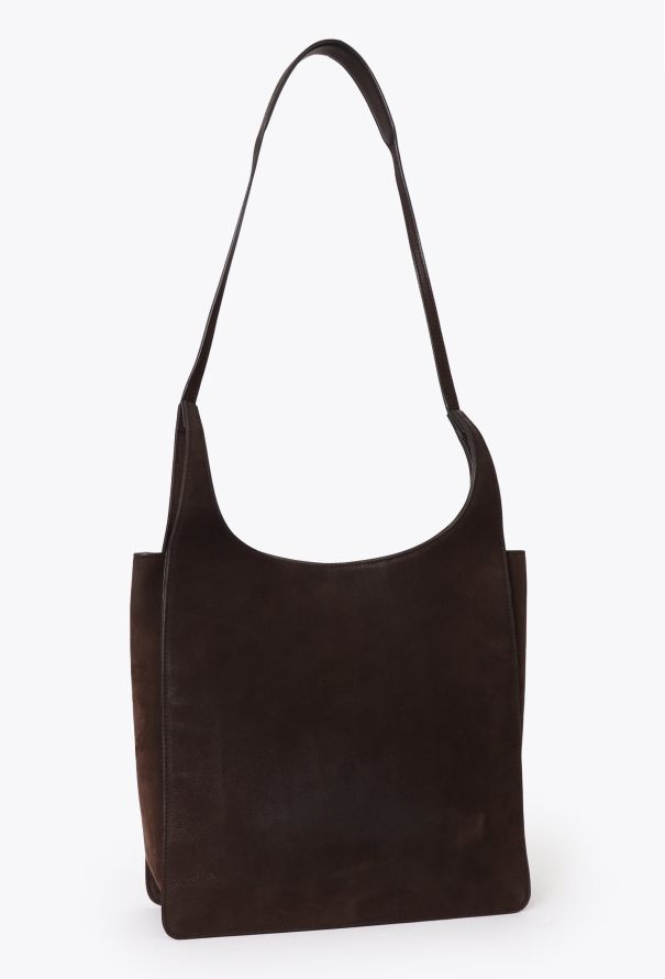 The Row Brown Suede Jules Shoulder Bag - 2