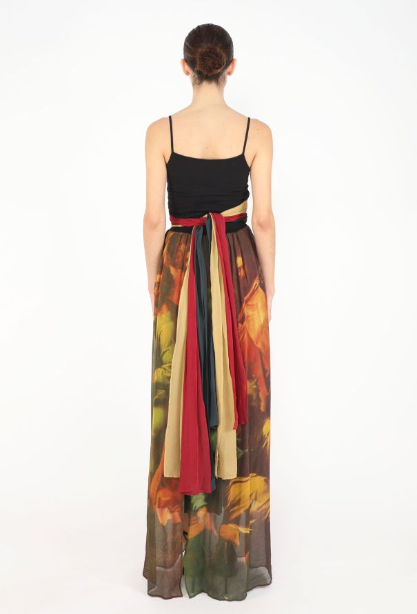 Dolce & Gabbana COLLECTOR S/S 1990 Renaissance Silk Skirt - 7