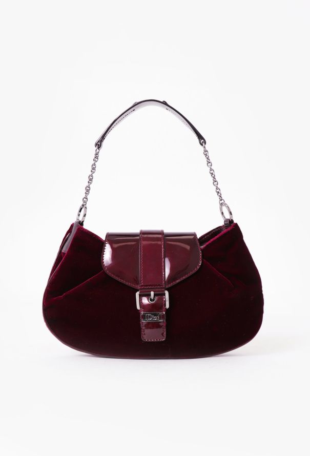 Dior Mini Velvet Evening Bag - 1
