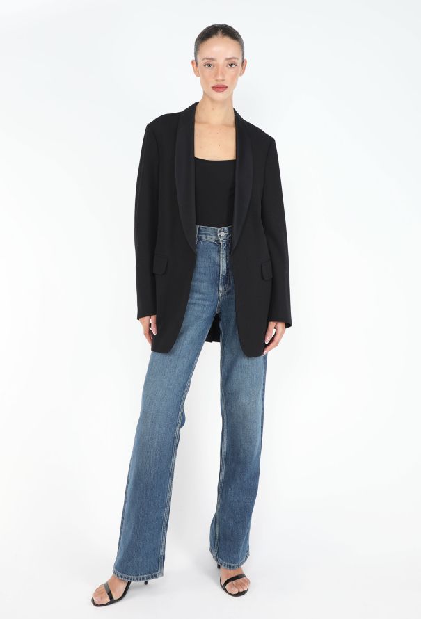 Dries Van Noten Oversized Smoking Shawl Blazer - 3