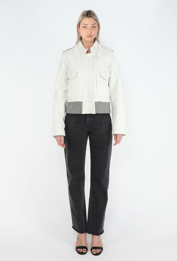 Balenciaga Collector F/W 2004 Leather Bomber Jacket - 5