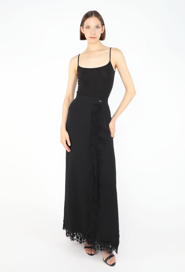 Chloé Lace Trim Evening Ensemble, F/W 1996 - 2