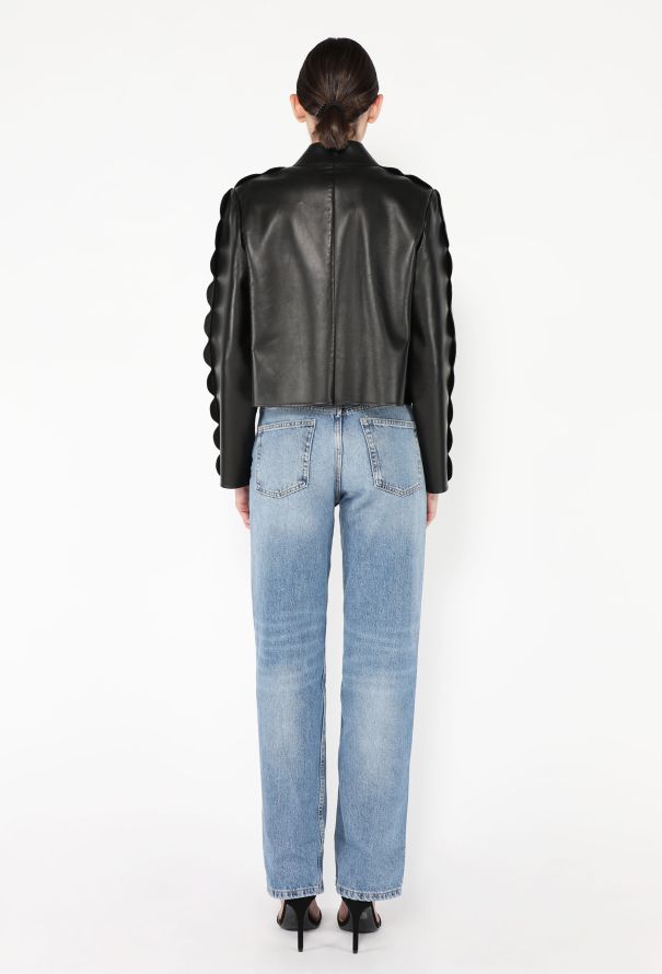 Valentino 2018 Scalloped Lambskin Jacket - 4