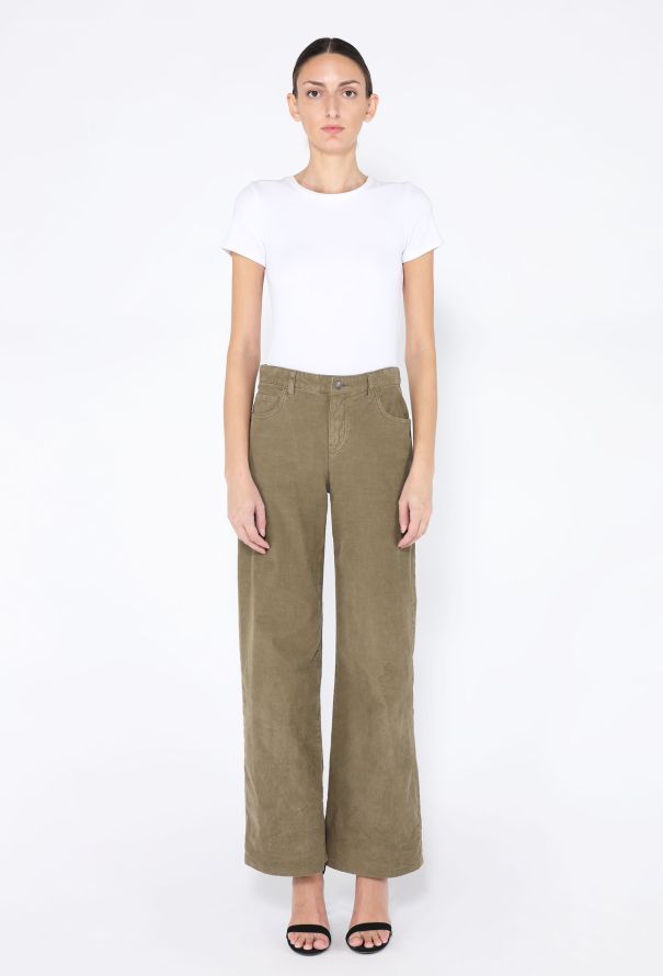 The Row S/S 2025 Eglitta Corduroy Trousers - 1