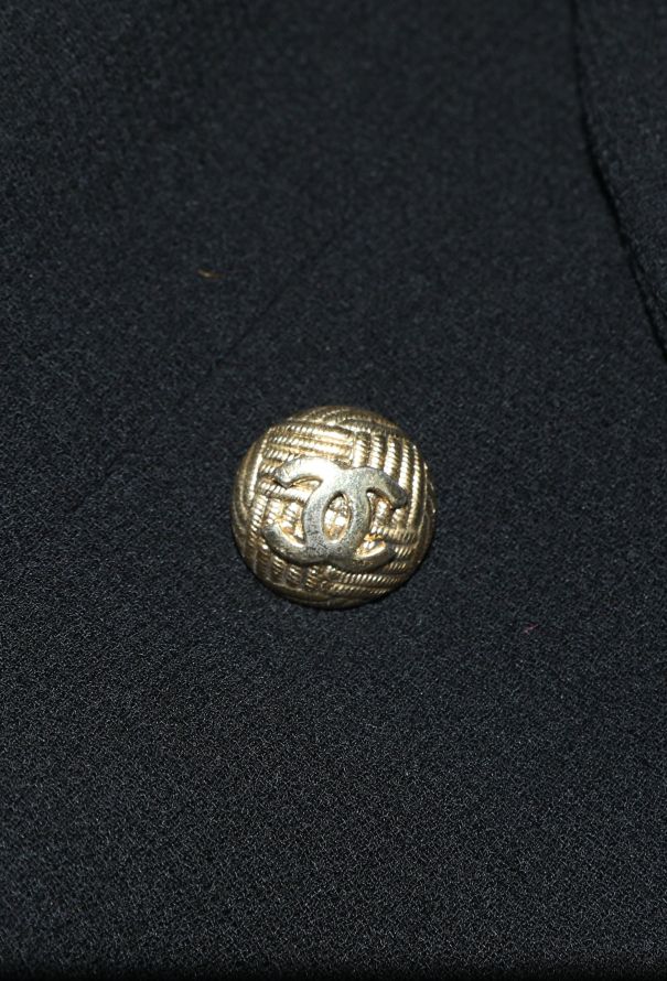 Chanel COLLECTOR 1990 Double-Breasted 'CC' Coat - 9