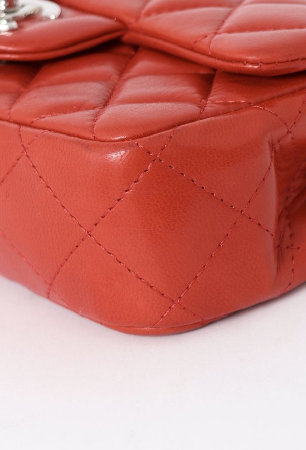 Chanel Red Mini Rectangular Timeless Bag - 8 Chanel Red Mini Rectangular Timeless Bag - 8