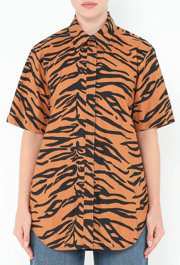 Céline Resort 2016 Tiger Print Shirt - 1