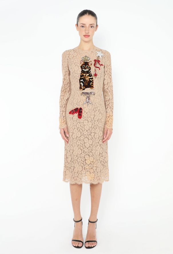 Dolce & Gabbana 2016 Embellished Lace Dress - 2