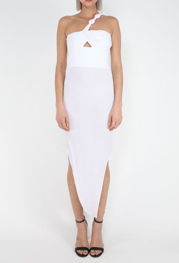 Helmut Lang Spring 2005 Knotted Halter Dress - 3