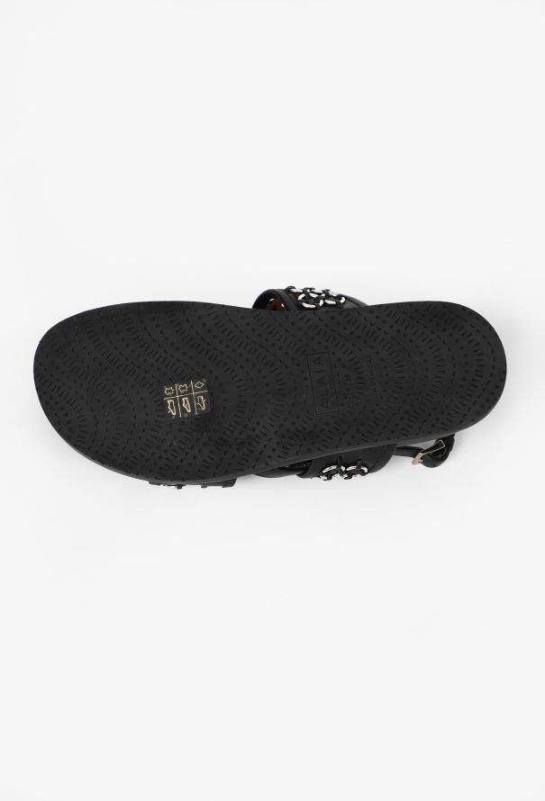 Alaïa Chainlink Platform Sandals, 2021 - 5