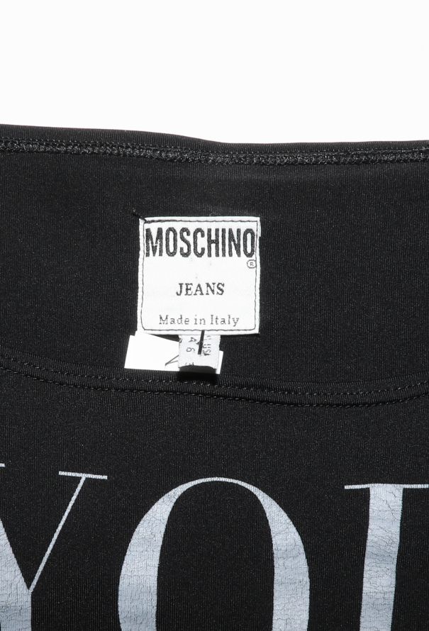 Moschino '90s Slogan Bodycon Maxi Dress - 5