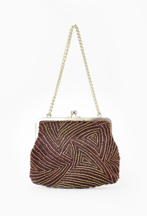 Sequined Mini Evening Bag - 4 Sequined Mini Evening Bag - 4