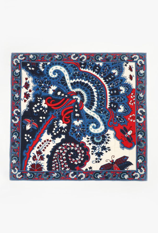 Hermès 2019 ‘Paisley From Paisley’ 140cm Cashmere Shawl - 1