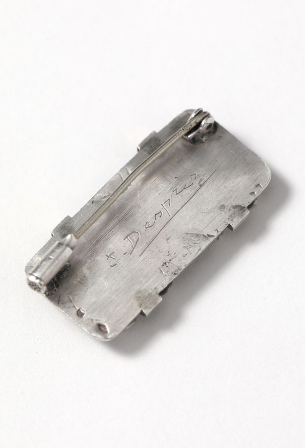 RARE 1930s J.Despres Hammered Brooch - 4 RARE 1930s J.Despres Hammered Brooch - 4