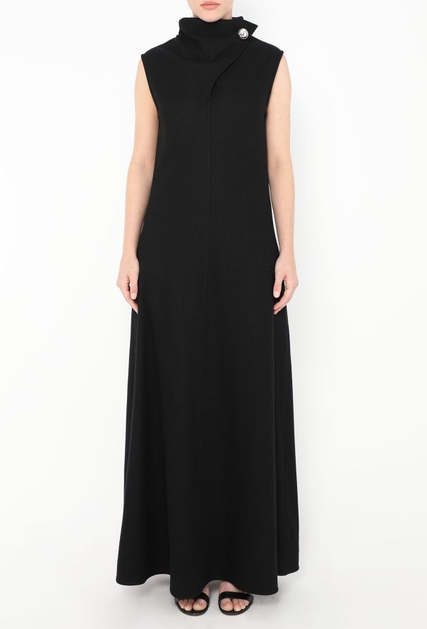 Jil Sander 2023 Draped High-Neck Gown - 4