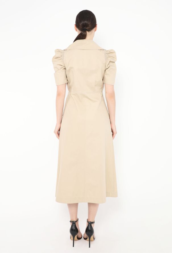 Céline 2017 Cotton Trench Dress - 6