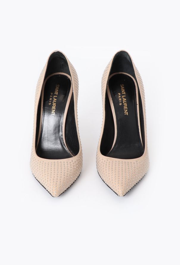 Saint Laurent Studded Leather Stilettos - 2