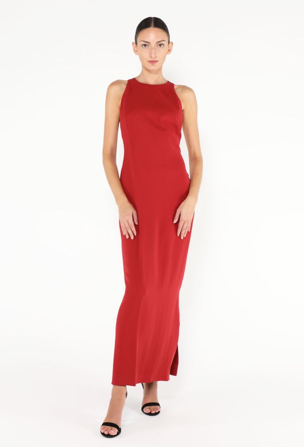 Calvin Klein 1997 Open-Back Silk Maxi Dress - 3 Calvin Klein 1997 Open-Back Silk Maxi Dress - 3