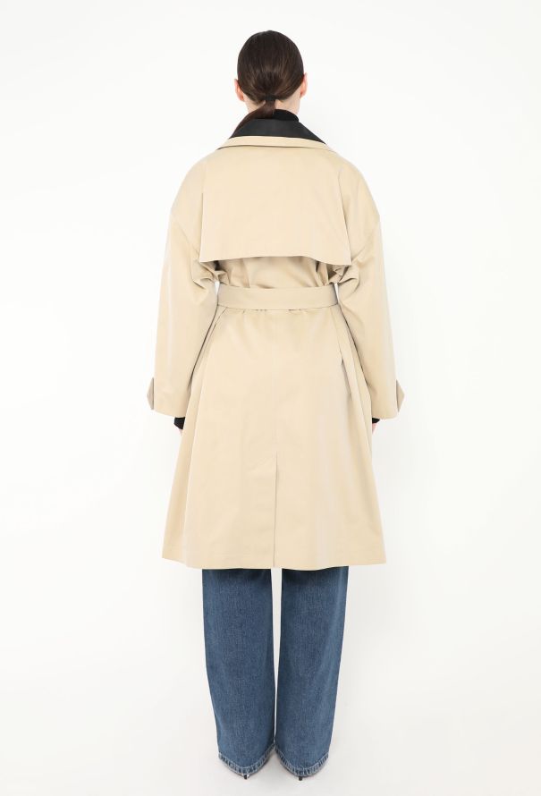 Chanel '90s Bicolor Belted Trench Coat - 7