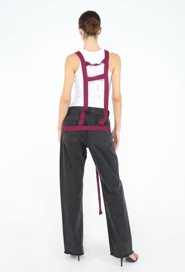 Helmut Lang Collector S/S 2003 Buckled Suspenders - 4