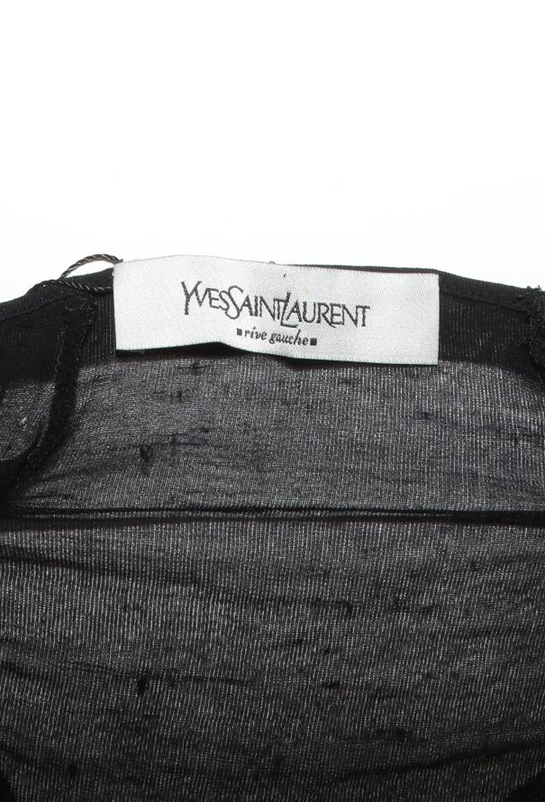 Saint Laurent Rare S/S 2003 Skeletal Mesh Dress - 7